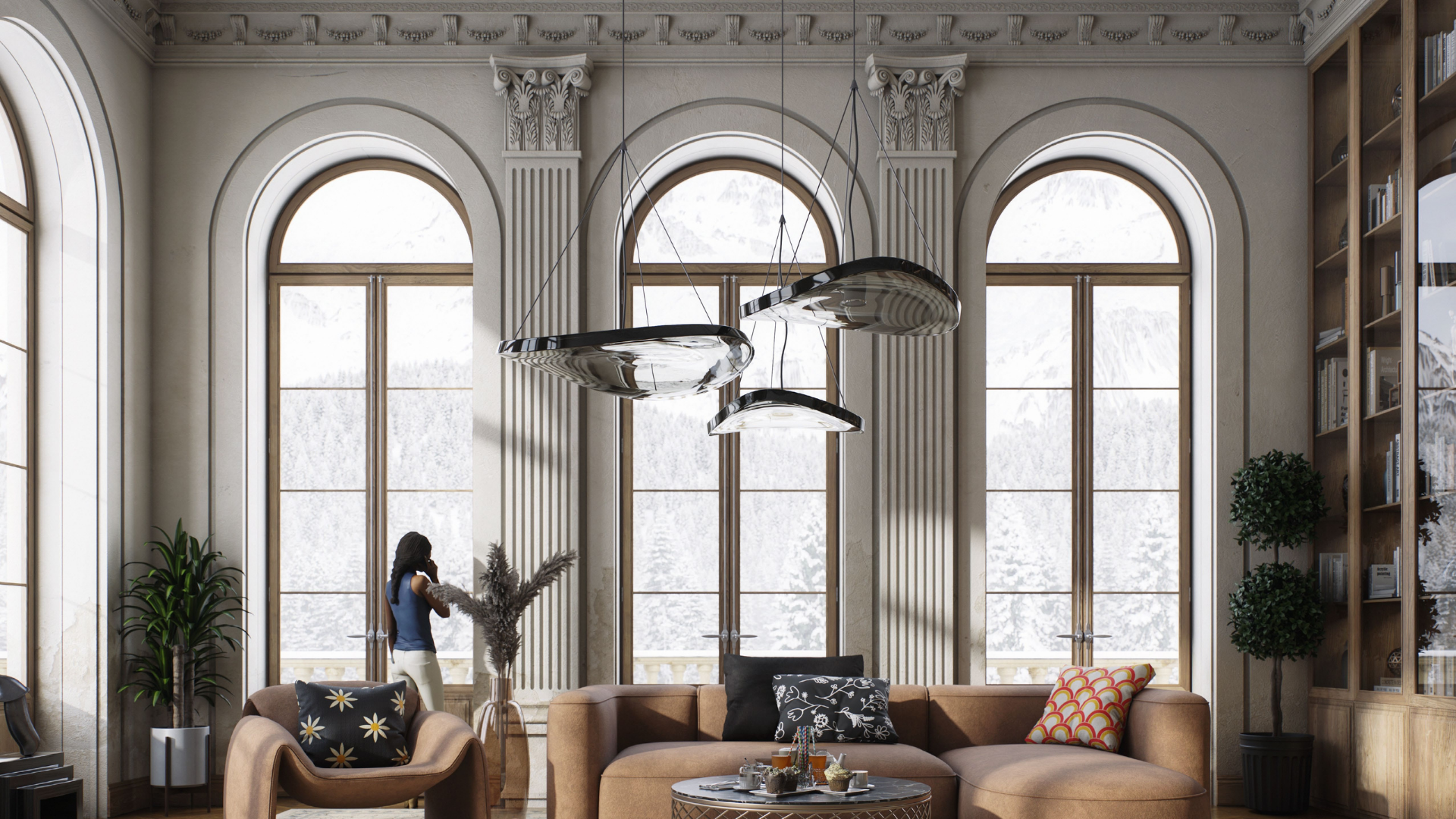 VLX 100 Arched / Custom Door in Fort Worth, TX | Lightwell Windows Fort Worth - detail 2