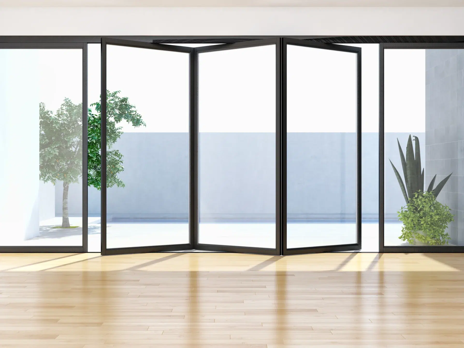 VLX 100 Bifold / Folding Door in Fort Worth, TX | Lightwell Windows Fort Worth - detail 1