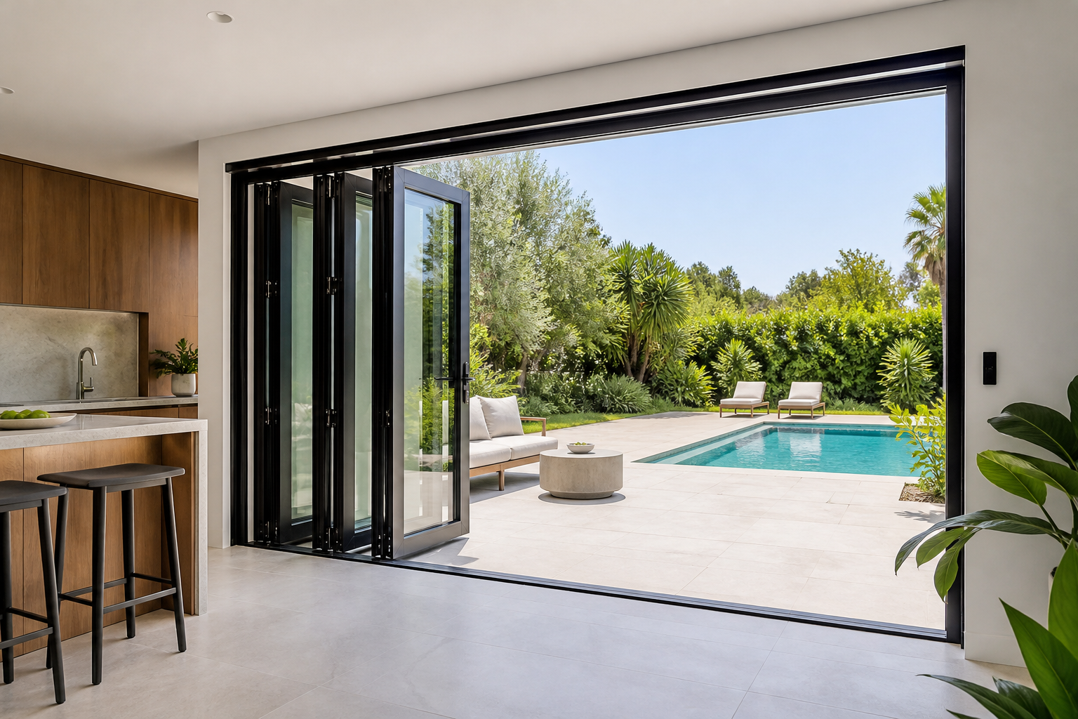 VLX 100 Bifold / Folding Door in Fort Worth, TX | Lightwell Windows Fort Worth - detail 4