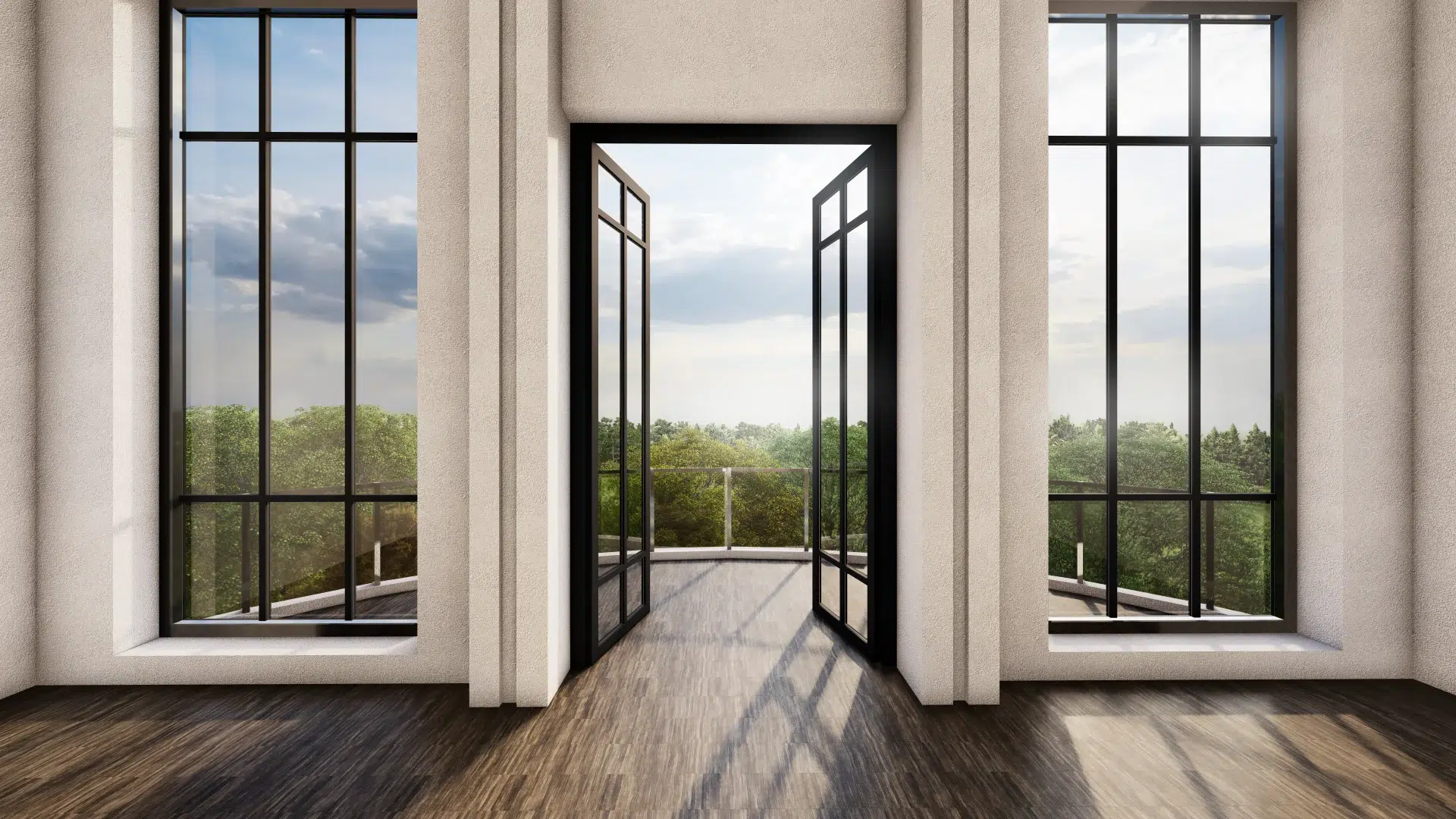 VLX 100 Double Swing / French Door in Fort Worth, TX | Lightwell Windows Fort Worth - detail 1