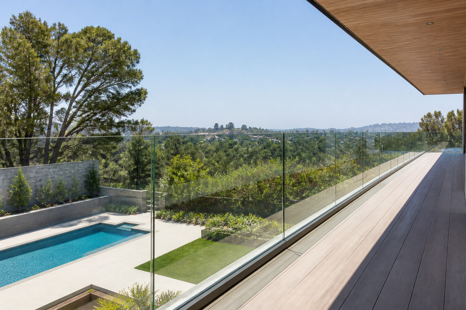 VLX 120 Glass Railing System in Fort Worth, TX | Lightwell Windows Fort Worth - detail 4