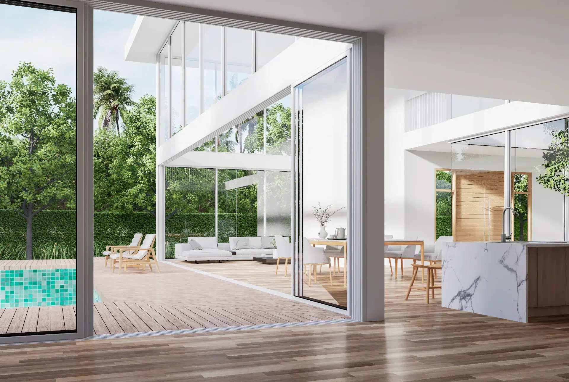 VLX 138 Panoramic Sliding Door in Fort Worth, TX | Lightwell Windows Fort Worth - detail 1